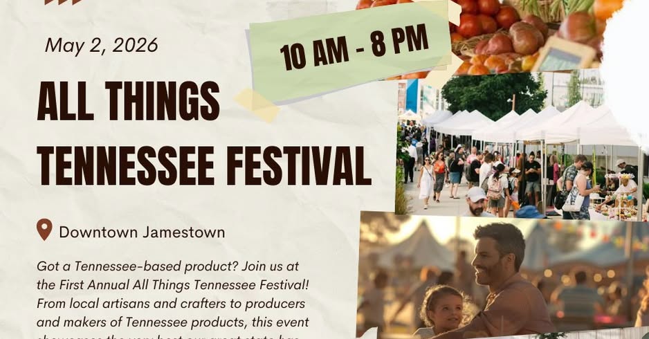 Graphic of the all things tennessee festival flyer